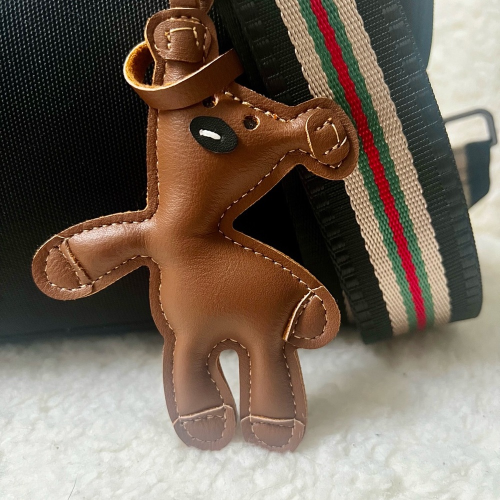 Gucci Upcycled Beauty Crossbody Bag with Crossbody Strap and Charm - Picture 3 of 6